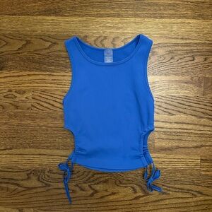 “Dynamic” brand blue tank.